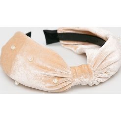 Pieces - Opaska. Czarne opaski damskie Pieces, bez wzorów, z materiału. W wyprzedaży za 17,90 zł.