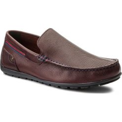 Mokasyny męskie: Mokasyny KRISBUT – 4947-4-9 Bordo