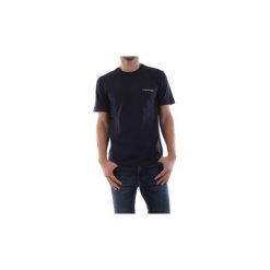 T-shirty z krótkim rękawem Calvin Klein Jeans K10K103307 COTTON CHEST. Niebieskie t-shirty męskie Calvin Klein Jeans, s, bez wzorów, z jeansu, bez kołnierzyka, krótkie. Za 111,89 zł.