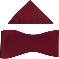 Bordowa mucha wiązana - M10. Czerwone muszki męskie Modini Moda Męska, na co dzień, bez wzorów, z tkaniny, eleganckie. W wyprzedaży za 59,40 zł.