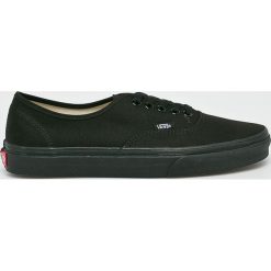 Vans - Tenisówki. Czarne trampki męskie Vans, bez wzorów, z gumy, na sznurówki. W wyprzedaży za 219,90 zł.
