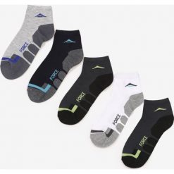 5-pack Mix Kolorów Skarpet Nanora. Szare skarpetki męskie Born2be, bez wzorów. W wyprzedaży za 29,99 zł.