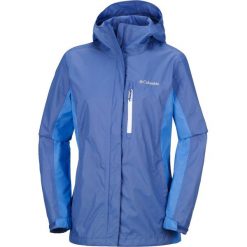 Kurtki sportowe damskie: Columbia POURING ADVENTURE II JACKET Kurtka hardshell blau