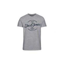 T-shirty z krótkim rękawem Jack Jones 12135576 NEW RAFFA. Szare t-shirty męskie Jack & Jones, s, bez wzorów, bez kołnierzyka, krótkie. Za 39,92 zł.