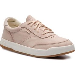 Półbuty KEDS - Match Point KWH59013 Nubuck Pink. Czerwone półbuty damskie skórzane marki Keds, na płaskiej podeszwie. Za 349,00 zł.