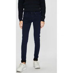 Pepe Jeans - Jeansy. Niebieskie jeansy damskie skinny marki Pepe Jeans, z elastanu. Za 359,90 zł.