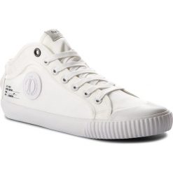 Tenisówki męskie: Trampki PEPE JEANS – Industry Nylon PMS30427 White 800