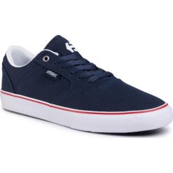 Tenisówki ETNIES - Blitz 4101000510 Navy/White/Red 475. Niebieskie trampki męskie Etnies, bez wzorów, z gumy, sportowe, bez zapięcia. Za 269,00 zł.