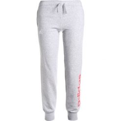 Adidas Performance LINEAR Spodnie treningowe melange grey/reacor. Szare spodnie chłopięce adidas Performance, z bawełny. Za 129,00 zł.