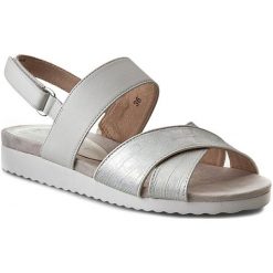 Rzymianki damskie: Sandały CAPRICE – 9-28602-26 White/Silver 195
