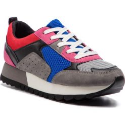 Sneakersy S.OLIVER - 5-23611-22 Multicolour 990. Szare półbuty damskie marki S.Oliver, na co dzień, bez wzorów, ze skóry ekologicznej, bez obcasa, na płaskiej podeszwie, bez zapięcia. Za 219,90 zł.