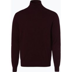 Andrew James - Sweter męski z dodatkiem kaszmiru, czerwony. Czerwone swetry męskie marki Andrew James, m, bez wzorów, z wełny, z golfem, bez kaptura. Za 179,95 zł.