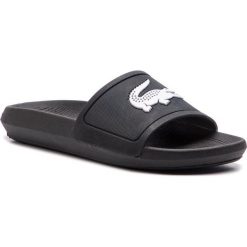 Klapki Lacoste Croco Slide 119 3 Cfa 7-37CFA0005312. Czarne klapki damskie Lacoste, bez wzorów, bez obcasa. W wyprzedaży za 139,00 zł.