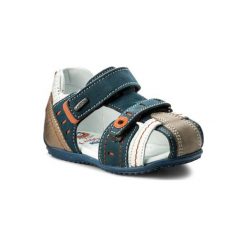 LASOCKI KIDS CI12-MOCCA-24 Niebieski. Niebieskie sandały chłopięce Lasocki Kids, ze skóry, bez zapięcia. Za 79,99 zł.