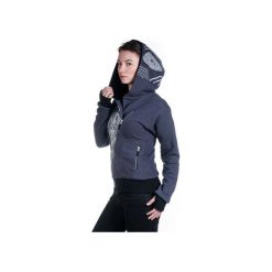 The Eye by OTECKI bluza damska grey. Szare bluzy rozpinane damskie marki Slogan ubrania ekologiczne, etyczne i wegańskie, l, z bawełny, z kapturem. Za 319,00 zł.