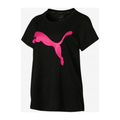Puma Active Koszulka Czarny. Czarne koszulki damskie Puma, xxs, z nadrukiem, z poliesteru, bez kołnierzyka, z krótkim rękawem. Za 102,95 zł.