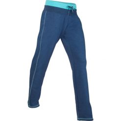 Spodnie sportowe, długie, Level 1 bonprix kobaltowy melanż. Niebieskie spodnie damskie do fitnessu marki bonprix. Za 59,99 zł.