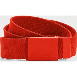 Pasek z klamrą - Czerwony. Czerwone paski męskie Cropp, w paski. Za 29,99 zł.