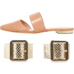 Chodaki damskie: Schutz Klapki toasted nut/platina