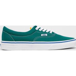 Vans - Tenisówki. Zielone trampki męskie Vans, bez wzorów, z gumy, na sznurówki. W wyprzedaży za 199,90 zł.