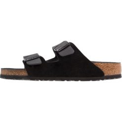 Birkenstock ARIZONA Kapcie asphalt black. Czarne kapcie męskie marki Birkenstock, z materiału. Za 319,00 zł.