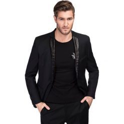 Marynarka BIAGIO MACS000140. Czarne marynarki męskie Giacomo Conti, na lato, m, z aplikacjami, z wełny, klasyczne. Za 999,00 zł.