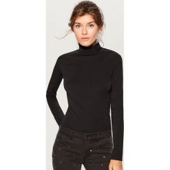 Cienki sweter z golfem - Czarny. Czarne golfy damskie Mohito, l. Za 49,99 zł.