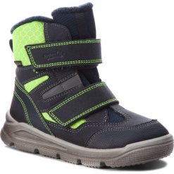 Śniegowce SUPERFIT - GORE-TEX 3-09078-80 S Blue/Gelb. Niebieskie śniegowce chłopięce Superfit, bez zapięcia, gore-tex. W wyprzedaży za 289,00 zł.