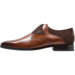 Melvin & Hamilton RICO Eleganckie buty mid brown/navy. Pomarańczowe buty wizytowe męskie marki Melvin & Hamilton, ze skóry, na sznurówki. Za 509,00 zł.