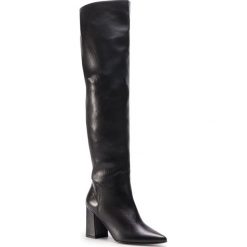 Muszkieterki SOLO FEMME - 75505-02-L51/000-12-00 Czarny. Czarne kozaki damskie Solo Femme, ze skóry, bez obcasa, na obcasie, bez zapięcia. Za 659,00 zł.