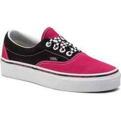 Tenisówki VANS - Era VN0A38FRS1S1 Jazzy/Black/True White. Czarne półbuty damskie Vans, bez wzorów, z gumy, bez zapięcia. W wyprzedaży za 179,00 zł.