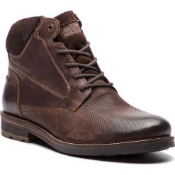 Kozaki LASOCKI FOR MEN - MI08-C393-422-01 Brązowy Ciemny. Brązowe glany męskie Lasocki For Men, z nubiku. Za 229,99 zł.