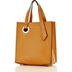 Marco mazzini designerska torebka skórzana shopper brąz camel. Brązowe torby damskie na zakupy MAZZINI, w paski, ze skóry, sportowe, bez dodatków. W wyprzedaży za 279,00 zł.