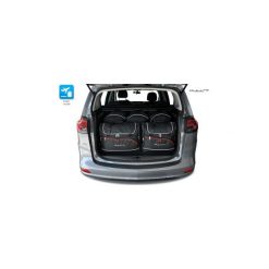 OPEL ZAFIRA, 2011- TORBY DO BAGAŻNIKA 5 SZT KJUST - 7031025. Szare torby podróżne KJUST, bez wzorów, z kauczuku, klasyczne. Za 1299,00 zł.