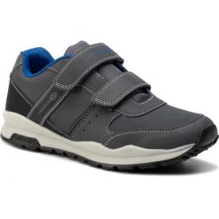 Sneakersy GEOX - J Cordian B.A J925DA 0CEFU C9AK4 D Anthracite/Royal. Szare trampki chłopięce Geox, bez wzorów, ze skóry ekologicznej, na rzepy. Za 239,00 zł.