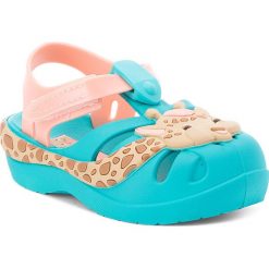 Sandały IPANEMA - Summer V Baby 82460 Blue/Pink 20502. Zielone sandały dziewczęce Ipanema, z tworzywa sztucznego, z paskami. Za 99,99 zł.