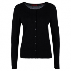 S.Oliver Sweter Damski 42 Czarny. Czarne swetry klasyczne damskie S.Oliver, s, z materiału. Za 119,00 zł.