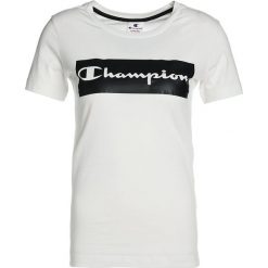 Champion CREWNECK Tshirt z nadrukiem vapy. Brązowe topy sportowe damskie marki Champion, xl, z nadrukiem, z bawełny. Za 129,00 zł.