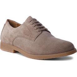 Półbuty GEOX - U Dwain B U824MB 00022 C6029 Taupe. Brązowe derby męskie Geox, z materiału. W wyprzedaży za 259,00 zł.