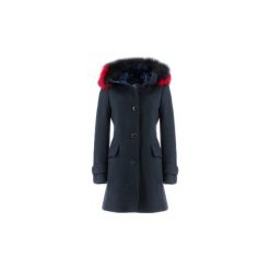 Kurtki pikowane Rrd W18563FT WOOL PARKA. Niebieskie kurtki damskie Rrd, bez wzorów, bez kaptura. Za 1548,70 zł.
