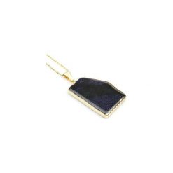 Colare Noc Kairu złoto. Niebieskie naszyjniki damskie Brazi druse jewelry, na co dzień, z kwarcem, srebrne. Za 170,00 zł.