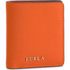 Mały Portfel Damski FURLA - Babylon 1006847 P PR74 B30 Mandarino f. Pomarańczowe portfele damskie Furla, bez wzorów, ze skóry. Za 415,00 zł.