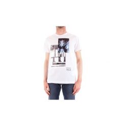 T-shirty z krótkim rękawem Versace Jeans B3GTB71E30134. Białe t-shirty męskie Versace Jeans, s, bez wzorów, z jeansu, bez kołnierzyka, krótkie. Za 455,28 zł.