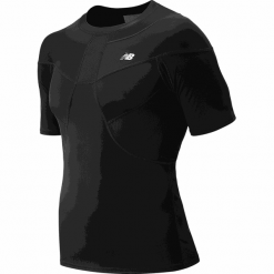 Koszulka kompresyjna MT032033BK. Koszulki męskie New Balance, xl, bez wzorów, z elastanu, bez kołnierzyka, bez rękawów, do piłki nożnej. Za 169,99 zł.