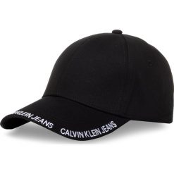Czapka z daszkiem CALVIN KLEIN JEANS - Ckj Visor Logo Cap W K60K606630 BDS. Czarne czapki męskie Calvin Klein Jeans, bez wzorów, z bawełny. Za 179,00 zł.