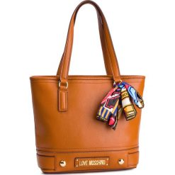Torebka LOVE MOSCHINO - JC4034PP17LD0200 Cuoio. Pomarańczowe torebki klasyczne damskie Love Moschino, bez wzorów, ze skóry ekologicznej, klasyczne, bez dodatków. W wyprzedaży za 479,00 zł.
