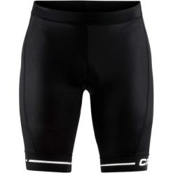 Craft Spodenki Rowerowe Męskie Rise, Czarno-Biały Xxl. Czarne spodenki sportowe męskie Craft, s, bez wzorów, z materiału, klasyczne, na fitness i siłownię. W wyprzedaży za 179,00 zł.