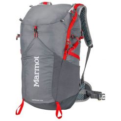 Marmot Plecak Kompressor Star Cinder/Team Red. Czerwone plecaki męskie marki Marmot, w paski, sportowe. W wyprzedaży za 319,00 zł.