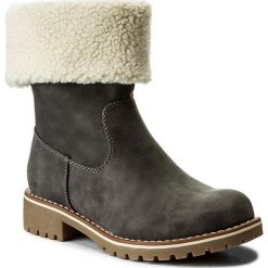 Botki CLARA BARSON - WS722-30A Szary. Szare botki damskie na obcasie Clara Barson, ze skóry ekologicznej. Za 129,99 zł.