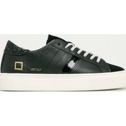 D.A.T.E. - Buty Vertigo. Czarne buty sportowe damskie D.A.T.E., bez wzorów, ze skóry, sportowe. Za 729,90 zł.